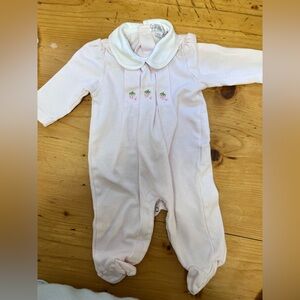 Kissy Kissy Pink Baby Footie